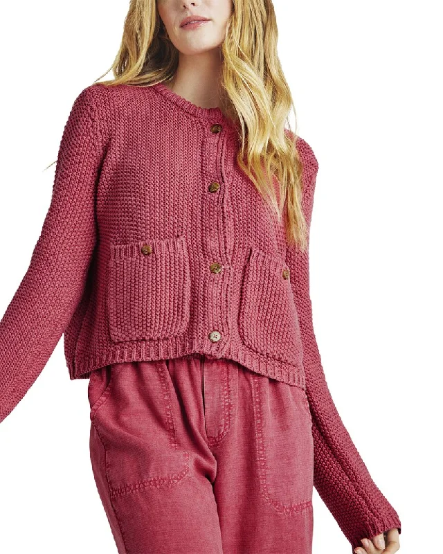 Women's Sweater with Button-up Front-Splendid Andrea Cropped Cardigan