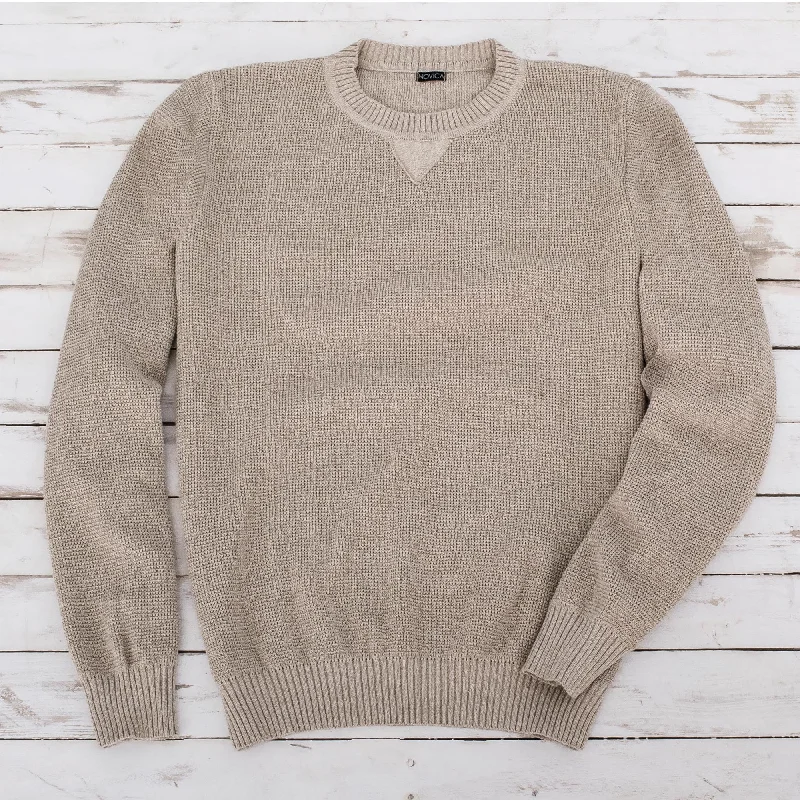 Women's Comfy Pullovers Sweater-Sporting Elegance Men's Cotton Pullover Sweater