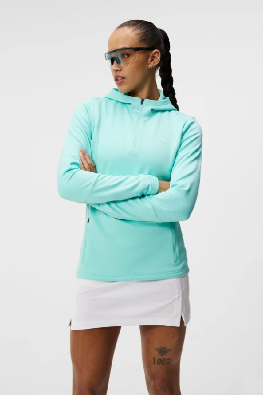 Women's Sweater with Fleece Lining-Women's Aerial Quarter Zip Hoodie
