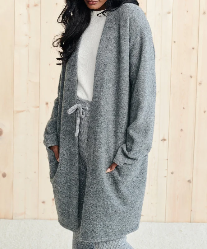 Women's Sweater for Casual Fridays-Sweater Coat