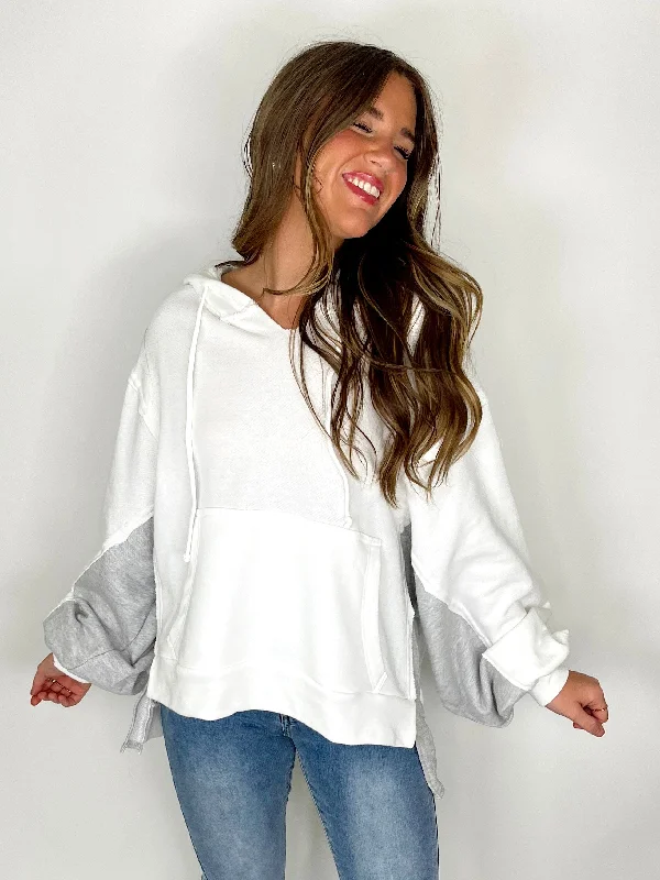 Women's Long Sleeve Knit Tops-The Jessica Hoodie