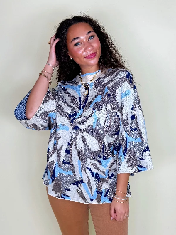 Women's Knit Sweater with A-line Shape -The McKenna Sweater
