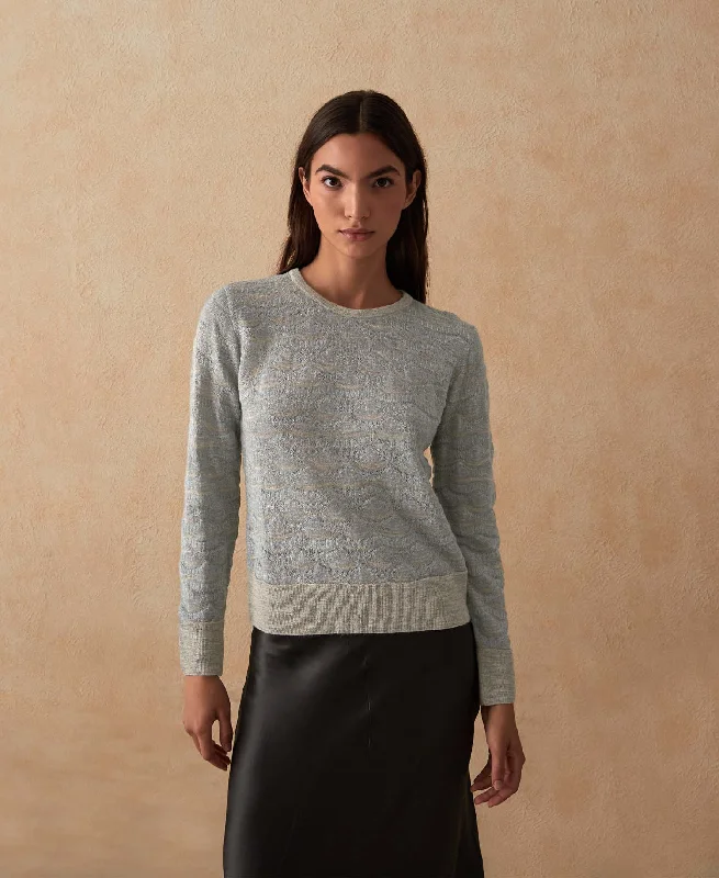 Women's Sweater for Sleek Look-Transfers Basic Baby Alpaca Sweater