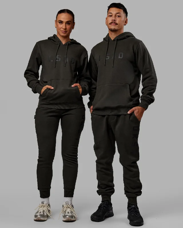 Women's Hoodies for Autumn Adventures -Unisex Structure Hoodie - Pirate Black-Black
