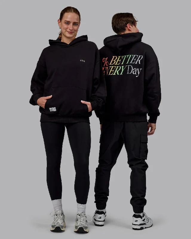Women's Hoodies for Comfy Road Trips -Unisex VS6 Hoodie Oversize - Pride-Black