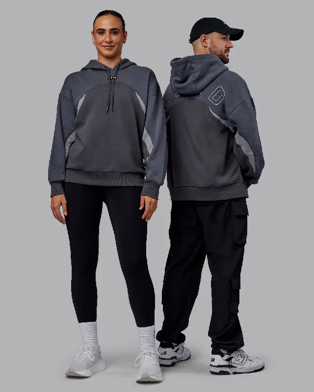Women's Hoodies with Pocket Design -Unisex Y2K Concept Panel Hoodie - Asphalt-Turbulance Women's Hoodies with Pocket Design -Unisex Y2K Concept Panel Hoodie - Asphalt-Turbulance
