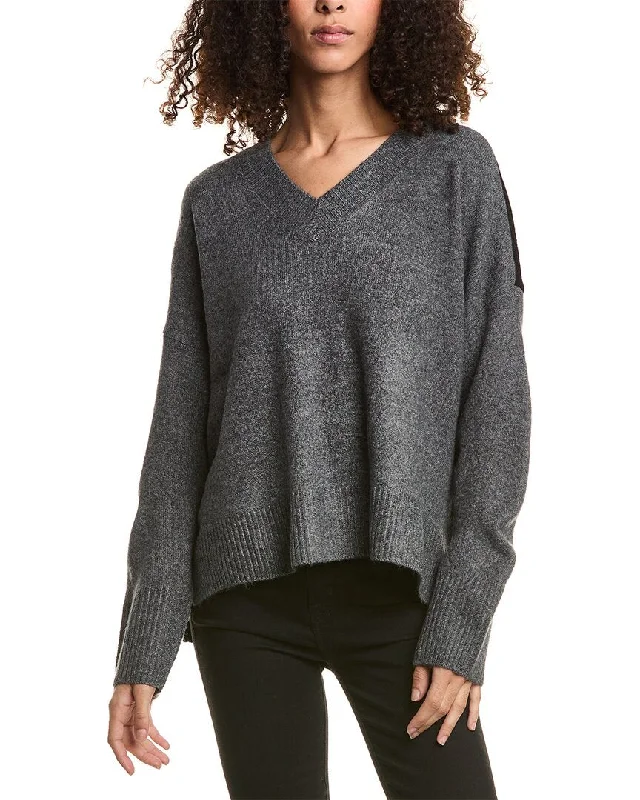 Women's Sweater with Cozy Wool Lining-Vince Camuto High-Low Sweater