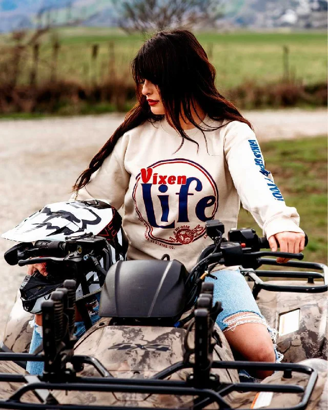 Women's Sport Hoodies with Pockets -Vixen Life Unisex Crew Sweatshirt