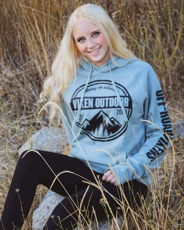 Women's Hoodies for Chilly Nights Out -Vixen Outdoor Unisex Pullover Hoodie - Sage