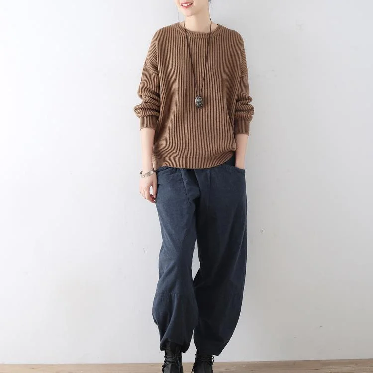 Women's Ribbed Pullovers Sweater-winter khaki short sweaters knit tops plus size pullover Women's Ribbed Pullovers Sweater-winter khaki short sweaters knit tops plus size pullover