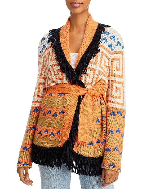 Women's Cardigans Sweater for Trendy Looks-Womens Alpaca Blend Fringe Cardigan Sweater Women's Cardigans Sweater for Trendy Looks-Womens Alpaca Blend Fringe Cardigan Sweater