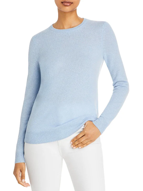 Women's Sweater for Chic Casual Look-Womens Cashmere Crewneck Sweater