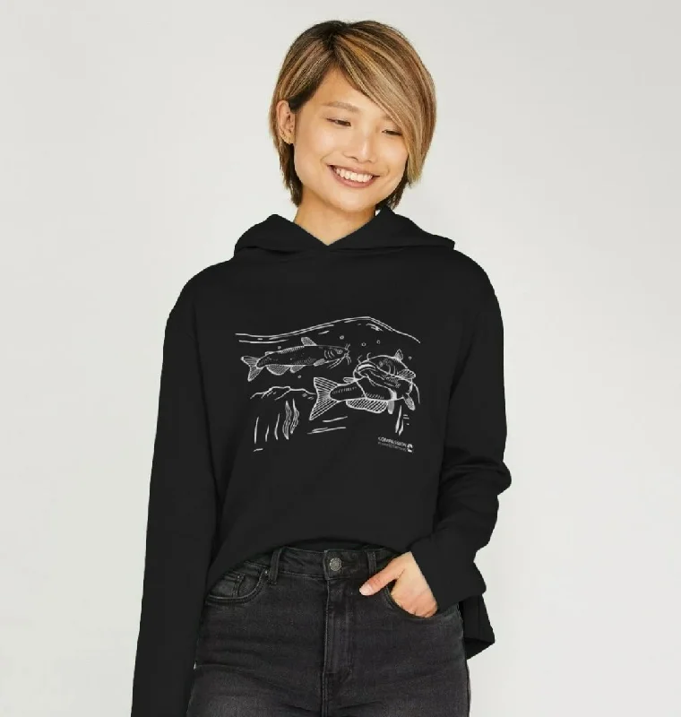 Women's Hoodies for Cozy Nights In -Women's Catfish Hoodie