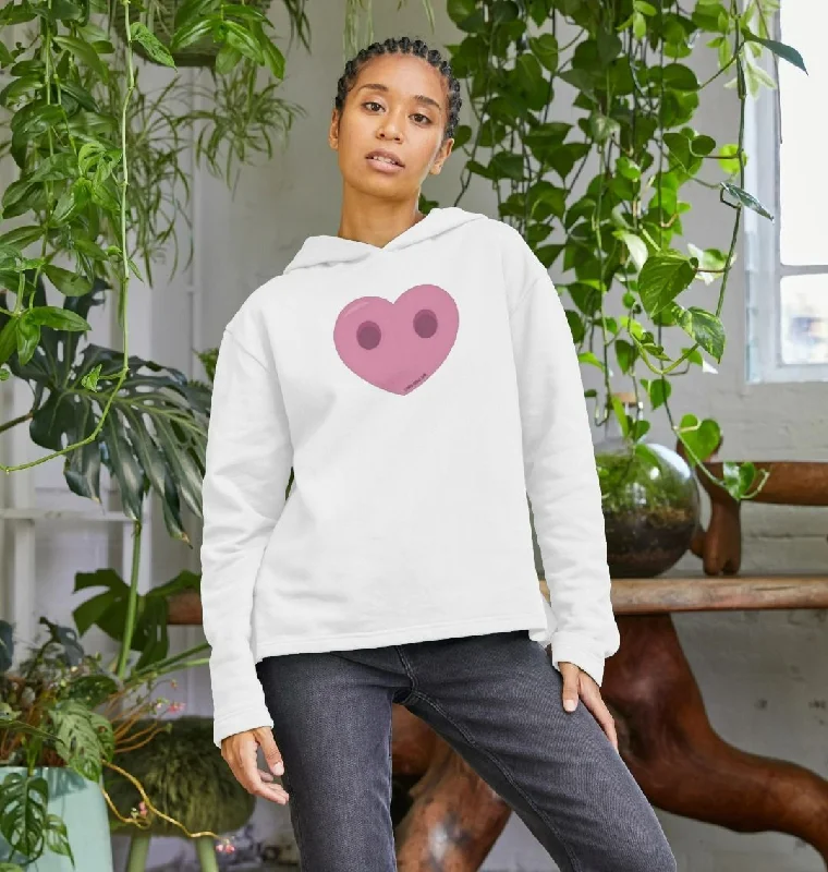 Women's Hoodies with Cute Design -Women's Compassion Heart Relaxed Fit Hoodie