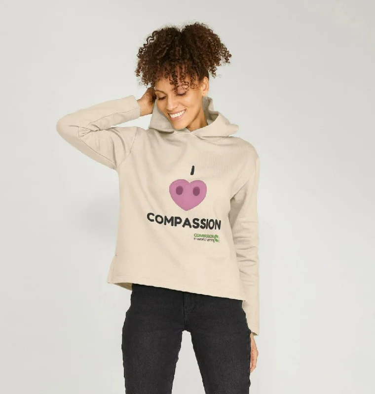 Women's Hoodies for Chilly Nights -Women's Compassion Relaxed Fit Hoodie