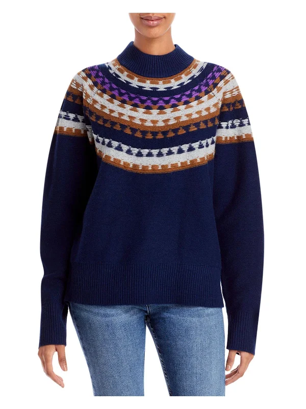 Women's Casual Knit Pullover Sweater for Day Out-Womens Fairisle Wool Blend Pullover Sweater Women's Casual Knit Pullover Sweater for Day Out-Womens Fairisle Wool Blend Pullover Sweater