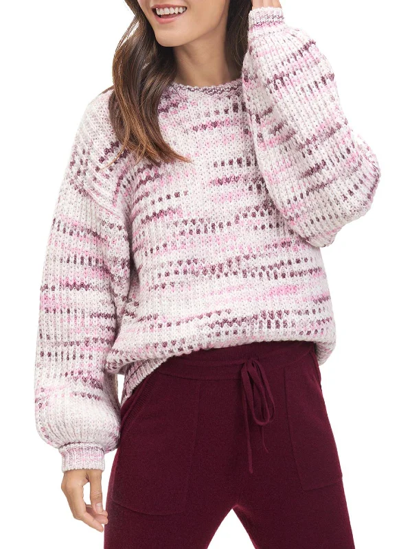 Women's Turtleneck Wool Knit Pullover Sweater-Womens Space Dye Ballon Slee Pullover Sweater Women's Turtleneck Wool Knit Pullover Sweater-Womens Space Dye Ballon Slee Pullover Sweater