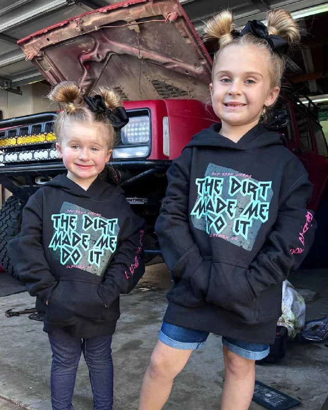 Women's Hoodies with Ribbed Design for Extra Comfort -Youth Dirt Made Me Hoodie