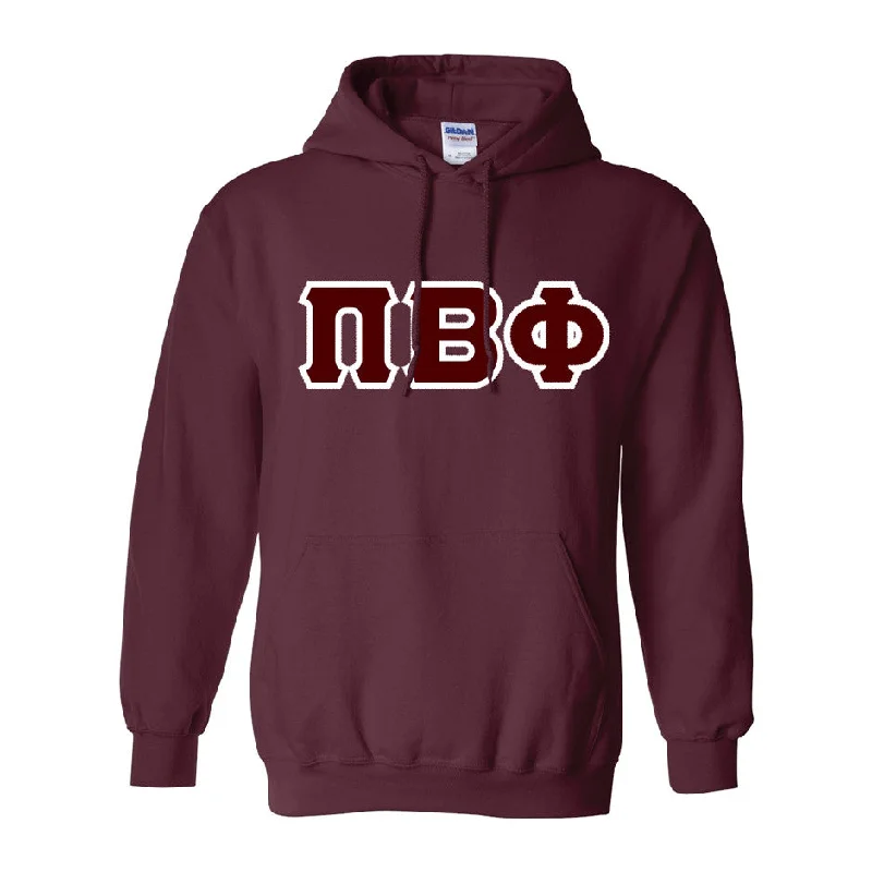 Women's Sweatshirts for Stylish Lounge -Sorority Hooded Sweatshirt, Printed Greek Letters - Gildan 18500 - DIG Women's Sweatshirts for Stylish Lounge -Sorority Hooded Sweatshirt, Printed Greek Letters - Gildan 18500 - DIG