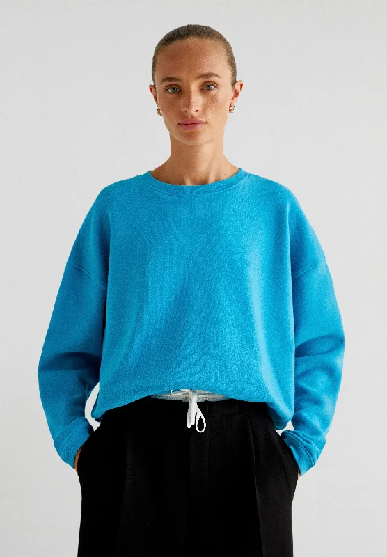 Women's Sweatshirts with Chic Designs for Date Nights -SOFT SWEATER WITH LOGO