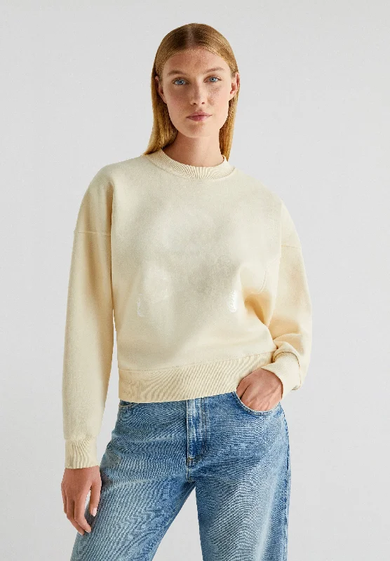 Women's Sweatshirts for Winter Layers -SIGN SKULL SWEATER