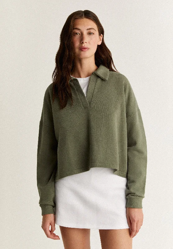 Women's Sweatshirts for Chilly Nights Out -ADN POLO GOLF SWEATER