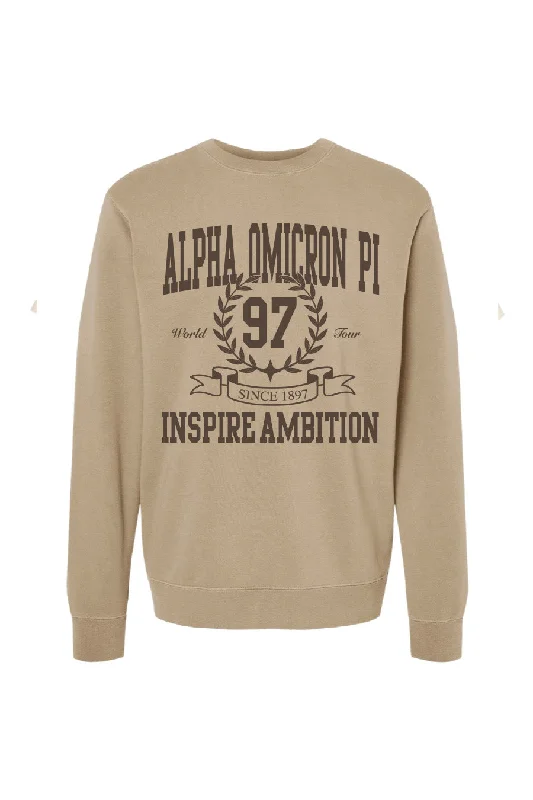 Women's Sweatshirts for Running and Fitness -97 Inspire Ambition Crewneck