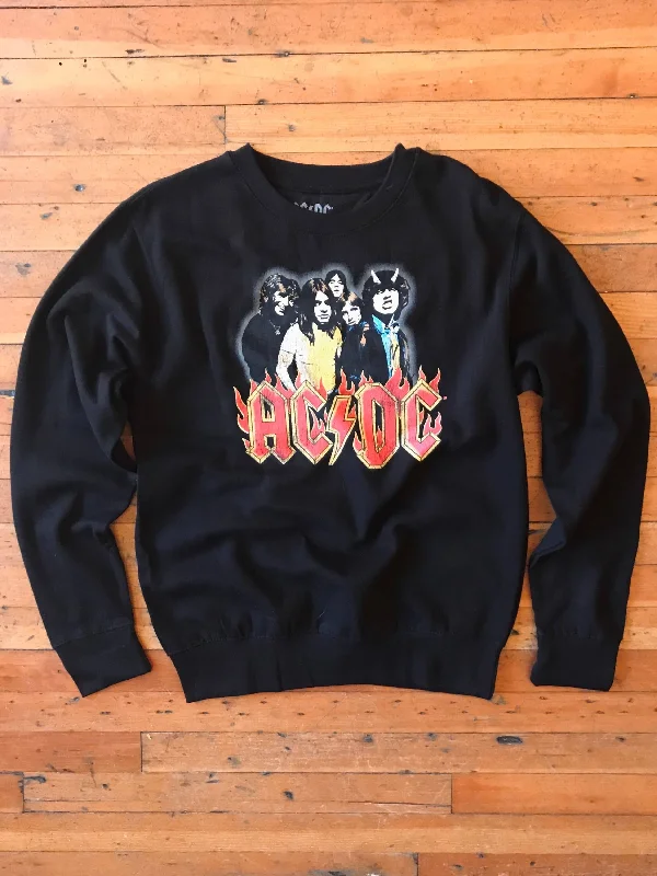 Women's Sweatshirts for All-Weather Wear -AC/DC Burn Sweatshirt