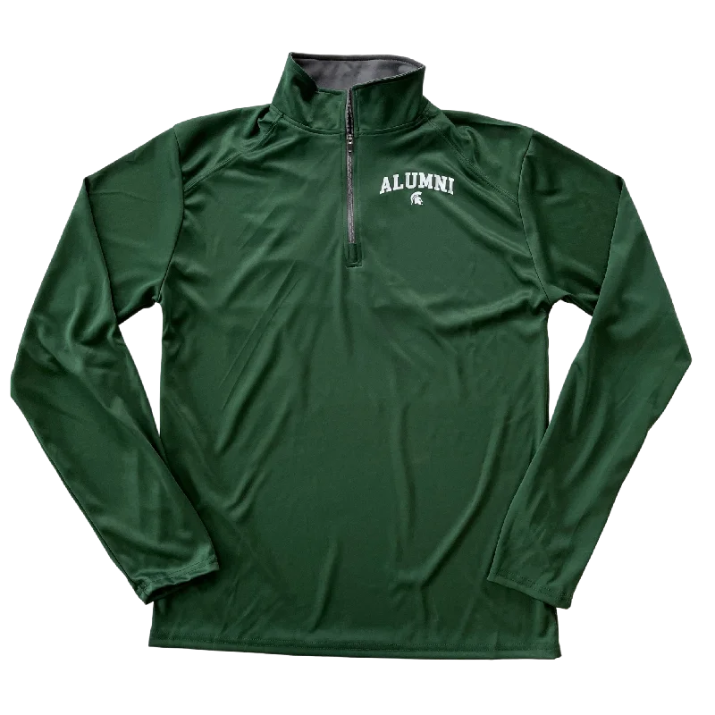 Women's Sweatshirts for Daily Comfort -Spartan Alumni Quarter-zip Pullover