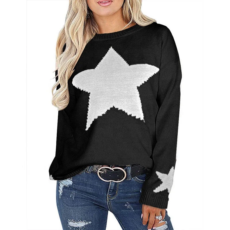 Women's Casual Wool Pullover Sweater with Hood-Autumn And Winter New Women's Sweater Loose Idle Pullover Knitting Base Shirt Spot Goods Women's Casual Wool Pullover Sweater with Hood-Autumn And Winter New Women's Sweater Loose Idle Pullover Knitting Base Shirt Spot Goods