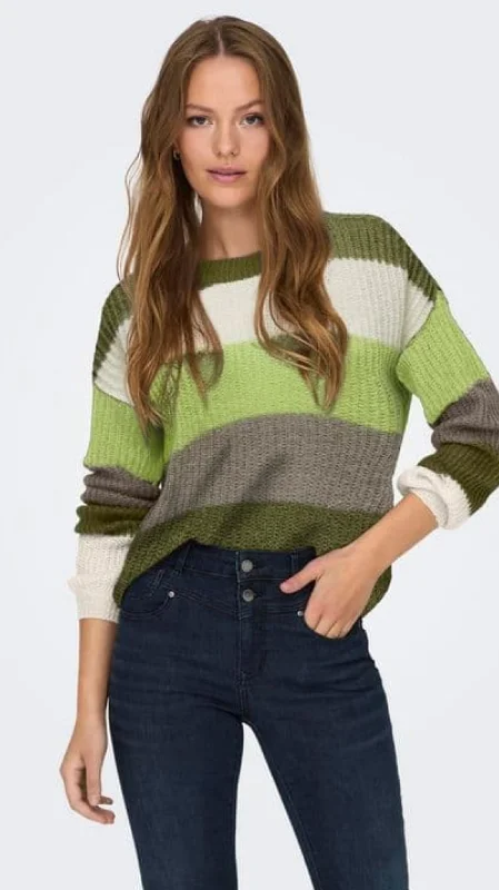 Women's Chunky Wool Pullovers Sweater-Badut Knit