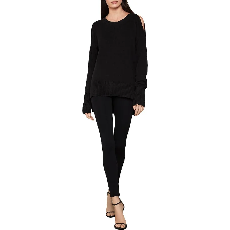 Women's Relaxed Knit Pullover Sweater-BCBG Max Azria Women's Cold Shoulder High-Low Long Sleeve Pullover Sweater Women's Relaxed Knit Pullover Sweater-BCBG Max Azria Women's Cold Shoulder High-Low Long Sleeve Pullover Sweater