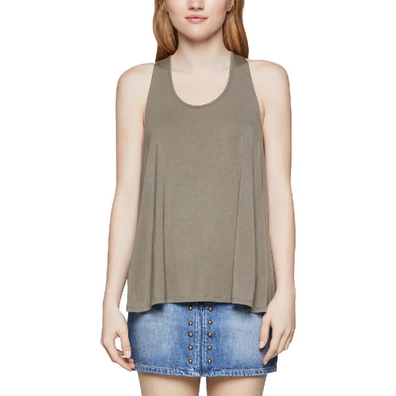 Women's Tank Tops with Solid Colors -BCBGeneration Womens Criss-Cross Back Sleeveless Tank Top