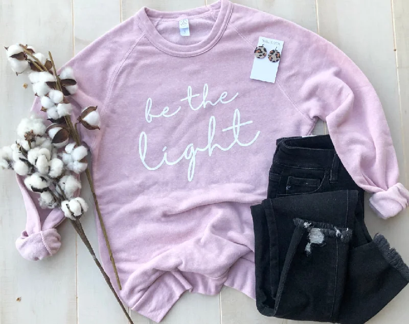 Women's Sweatshirts for Running in Chilly Weather -Be the Light sweatshirt