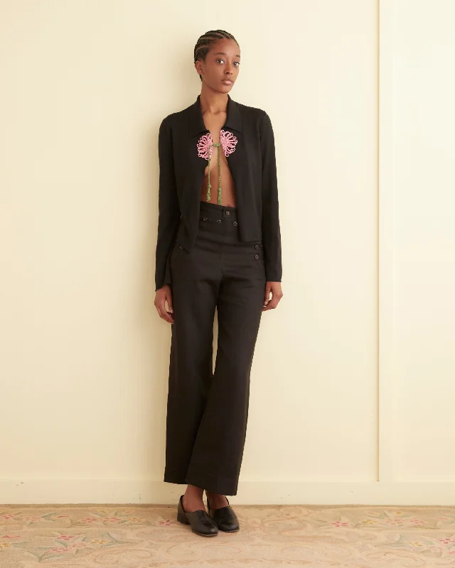 Knit Tops with Embellishments-Beaded Abilene Cardigan