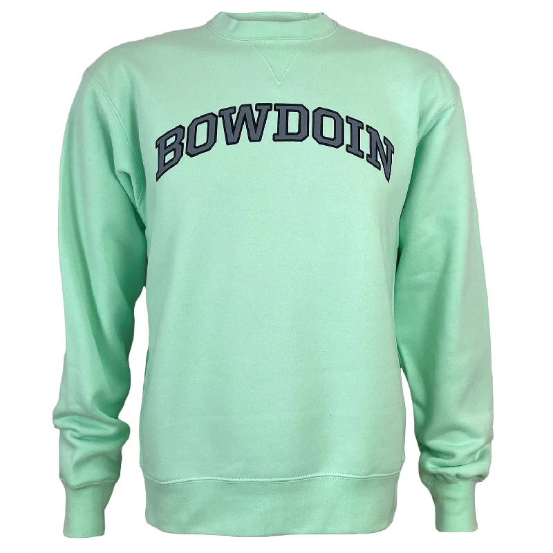 Women's Sweatshirts for Active Women -Big Cotton Crew with Arched Bowdoin