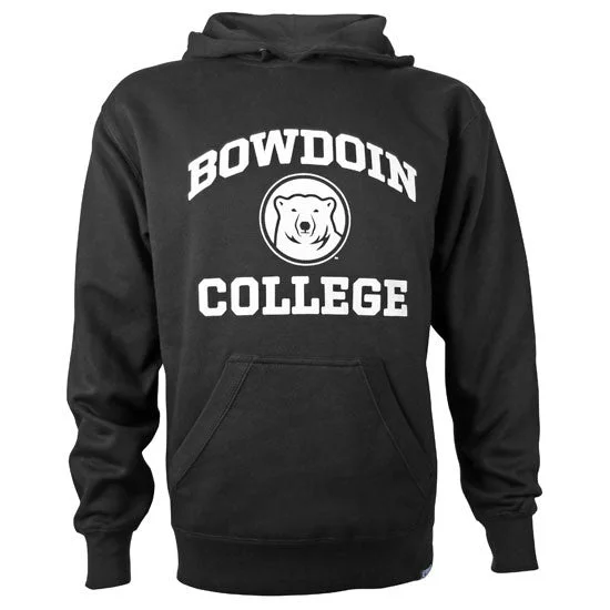 Women's Sweatshirts for Shopping Trips -Big Cotton Hood with Polar Bear Medallion from Gear Women's Sweatshirts for Shopping Trips -Big Cotton Hood with Polar Bear Medallion from Gear