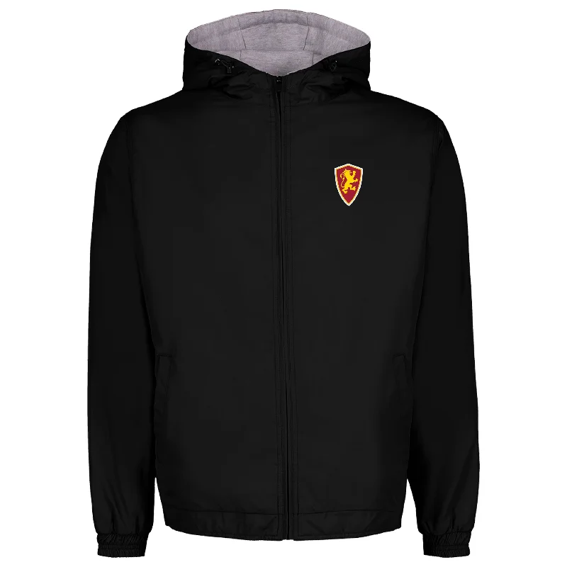 Women's Sweatshirts for Easy Everyday Style -Black Shield Liberty Jacket