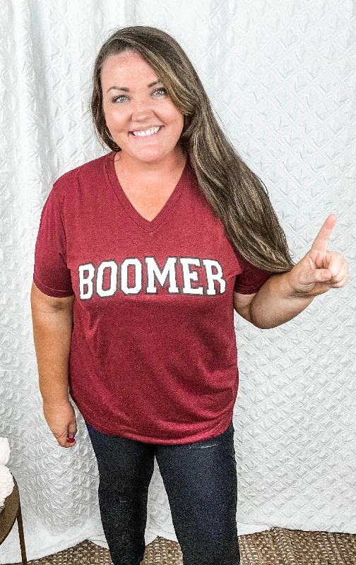 Women's Sweatshirts with Unique Fabrics -BOOMER- PUFF TEE