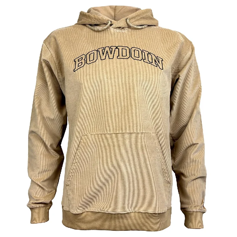 Women's Sweatshirts with Flattering Design -Bowdoin Corduroy Hood from League