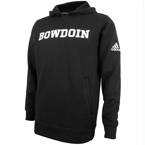 Women's Casual Sweatshirts for Everyday Wear -Black Bowdoin Fleece Hood from Adidas