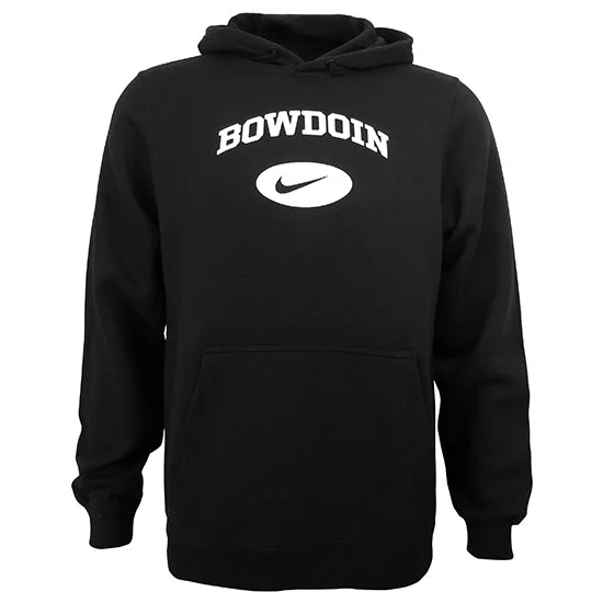 Women's Sweatshirts for Active Days in the City -Bowdoin Swoosh Club Fleece Hood from Nike