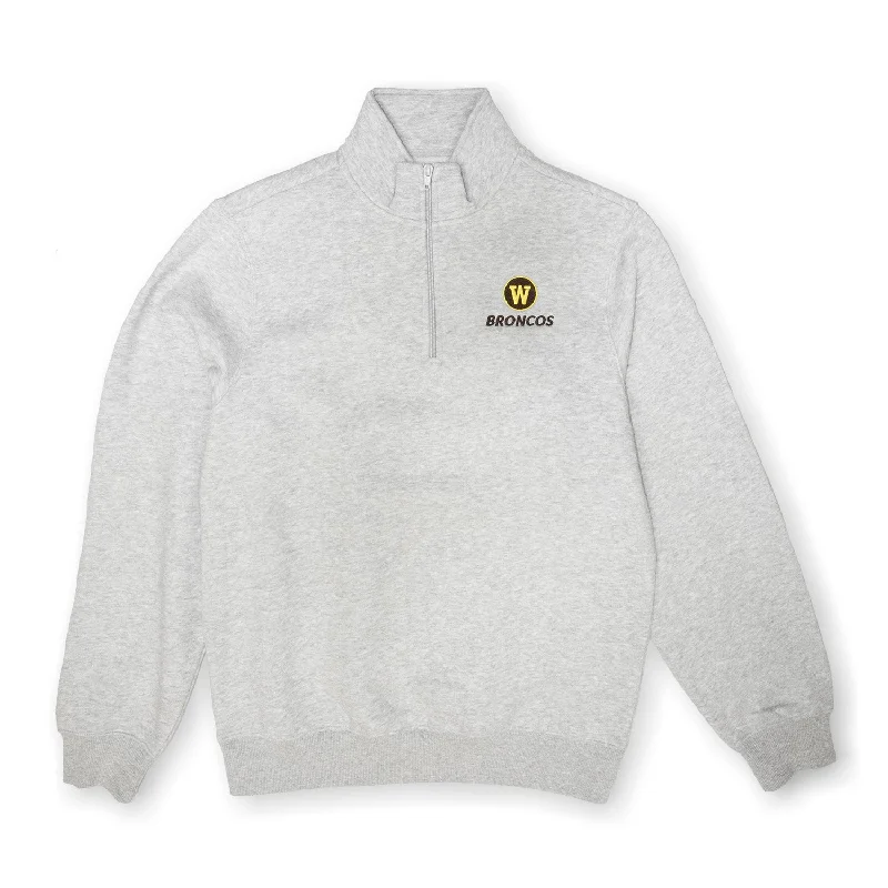 Women's Sweatshirts for Cozy Fall Layers -Broncos Quarter Zip