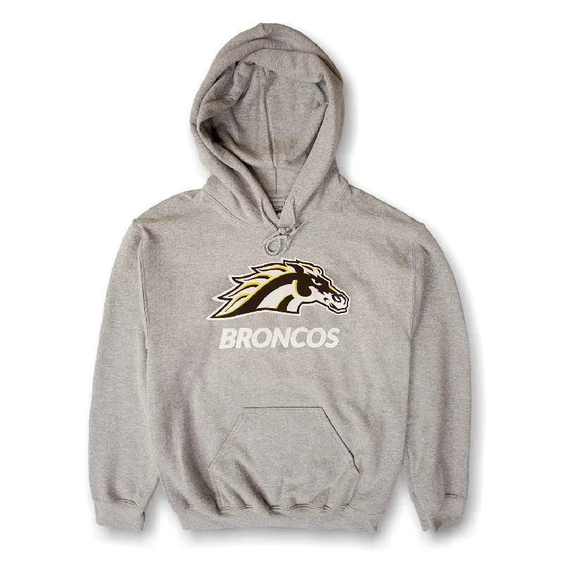 Women's Sweatshirts for Evening Warmth -Broncos Spirit Mark Hoodie