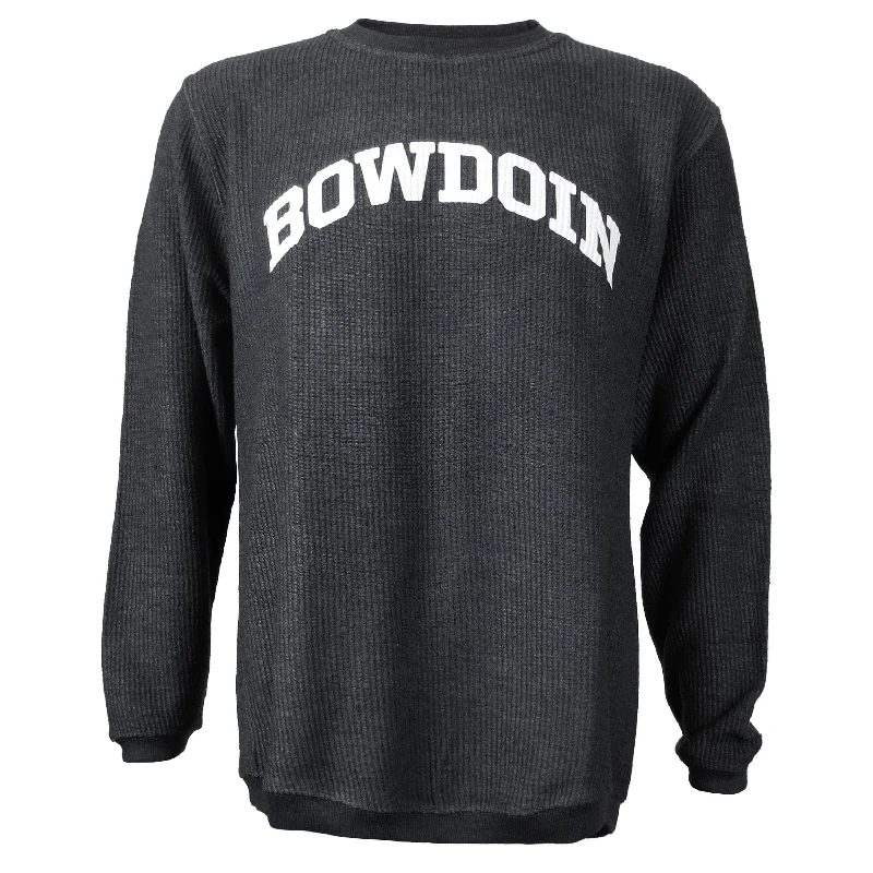 Women's Sweatshirts with Comfortable Neckline -Bryce Corded Crew with Bowdoin from MV Sport