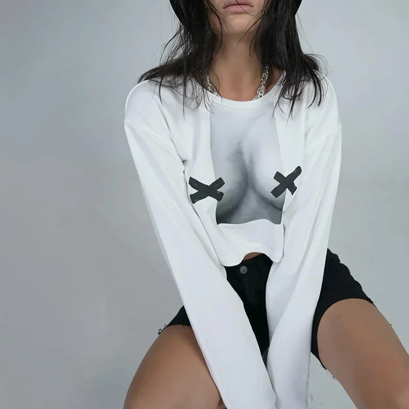 Women's Button-Front Wool Pullover Sweater-C1706 2023 New Simple Printing Long Sleeve Pullover Round Neck Casual Sweater Women's Button-Front Wool Pullover Sweater-C1706 2023 New Simple Printing Long Sleeve Pullover Round Neck Casual Sweater