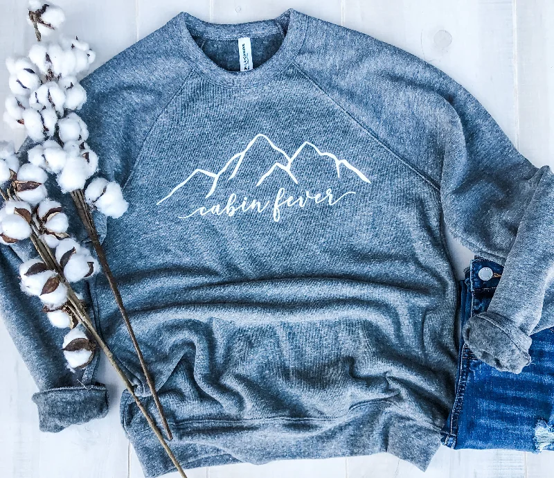 Women's Sweatshirts with Textured Fabric -CABIN FEVER SWEATSHIRT