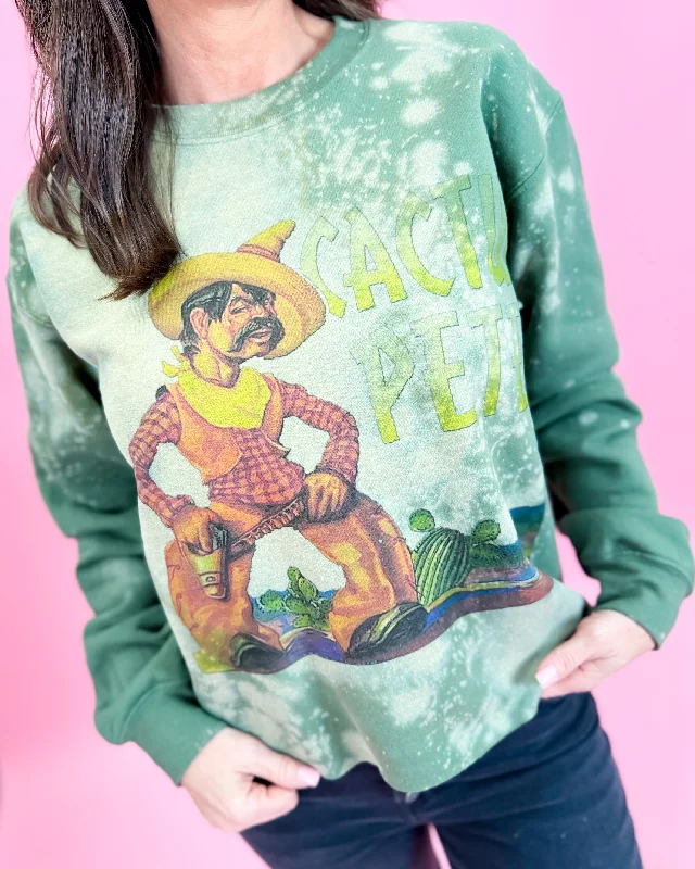 Women's Sweatshirts for Modern, Relaxed Look -Cactus Pete Sweatshirt