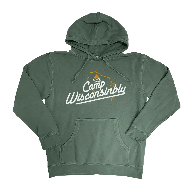 Women's Sweatshirts for Warm Casual Style -Camp Wisconsinbly Hoodie