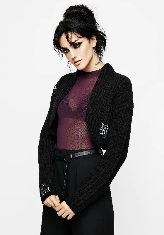 Women's Pullovers Sweater for Stylish Comfort-Catch Feelings Embroidered Knit Bolero Women's Pullovers Sweater for Stylish Comfort-Catch Feelings Embroidered Knit Bolero